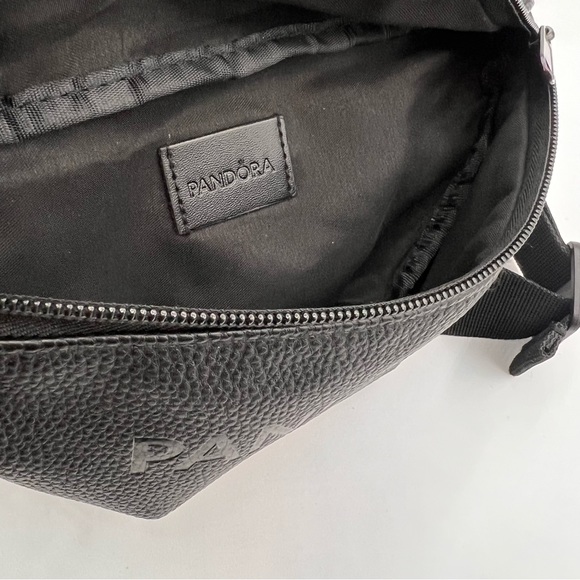 Pandora Black Leather Fanny Pack - Picture 3 of 3